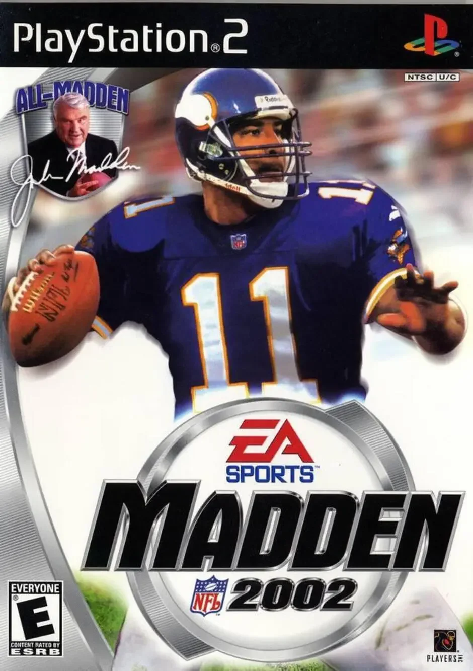 Madden NFL 2002 (Sony PlayStation 2, 2001) CIB. TESTED. NEW CASE. RESEALED.